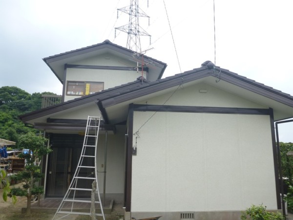 外壁屋根塗装工事　北九州市