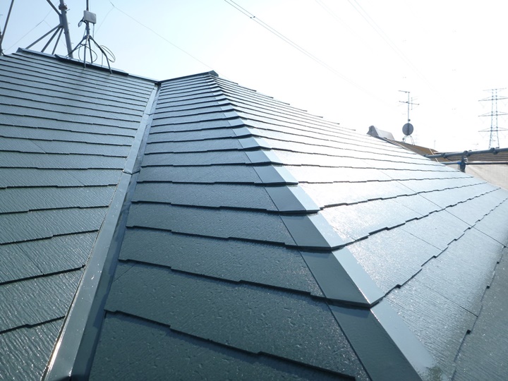 屋根もきれいになりました。