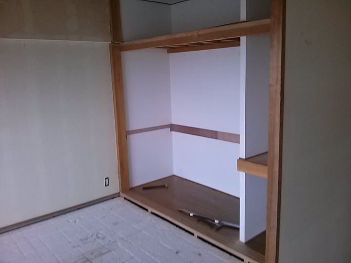 畳、建具撤去