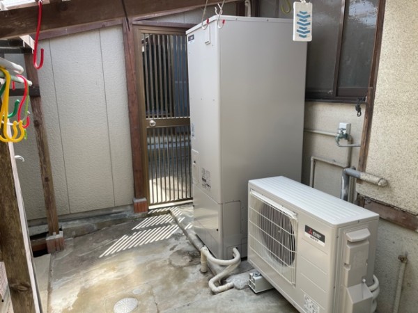遠賀郡水巻町　エコキュート交換工事