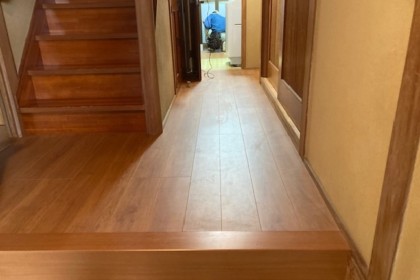 戸建て住宅　床フローリング、リフォーム,リノベーション