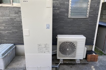 糟屋郡新宮町　エコキュート交換工事