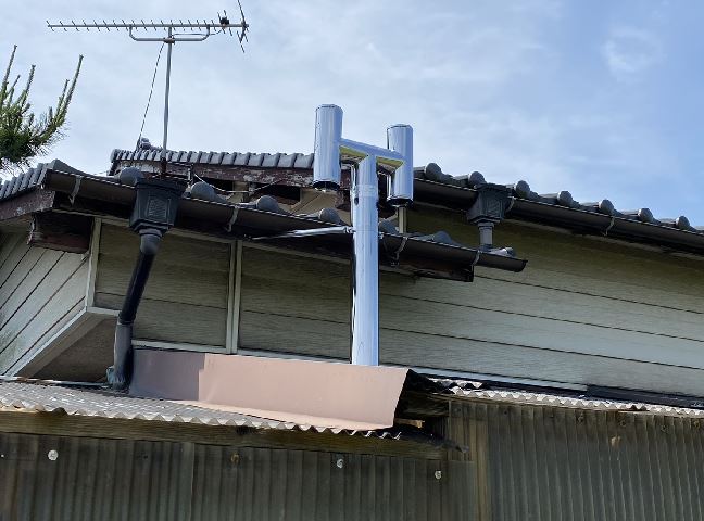 施工後の煙突になります。<br />