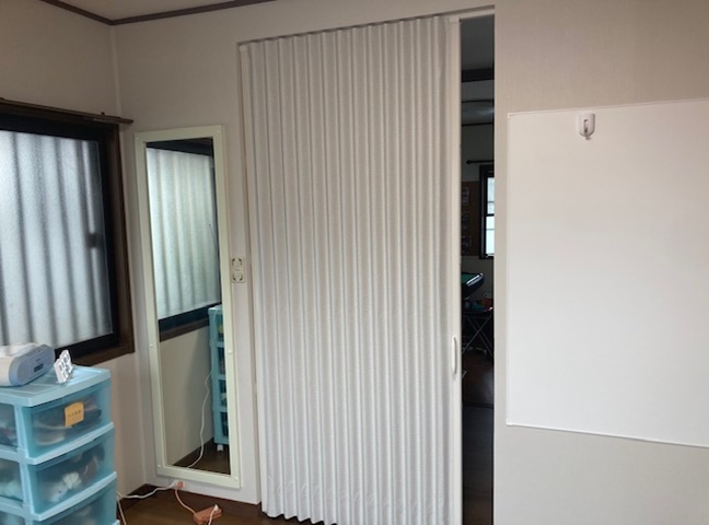 施工後<br />ニチベイ　アコーディオンを設置しました。