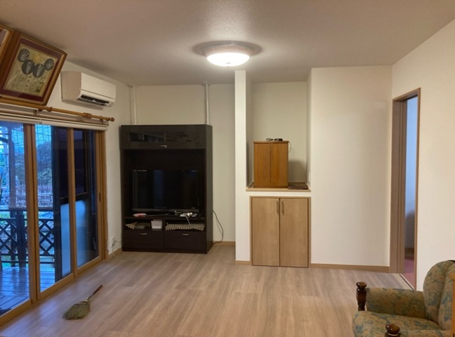 施工後<br />
窓はインプラスにしたので、断熱効果が期待できます！