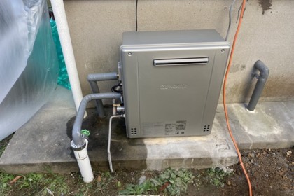 北九州市若松区　石油ボイラーからガス給湯器交換リフォーム
