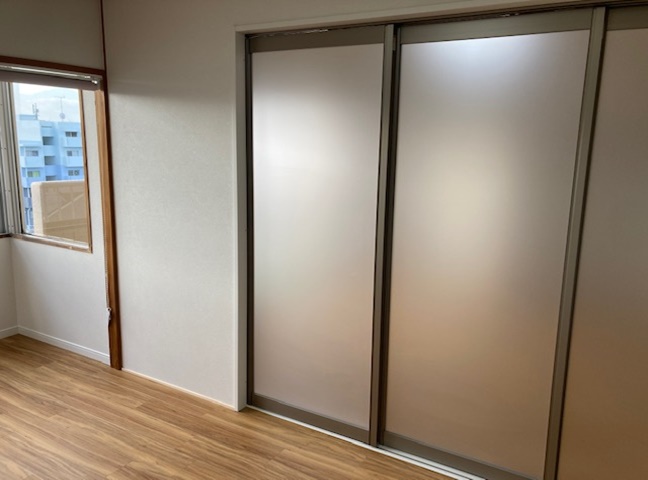 施工後<br />クロスを貼ってきれいに仕上がりました。