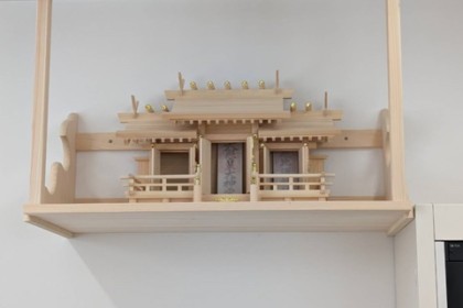 北九州市若松区 工場の事務所に神棚を設置しました