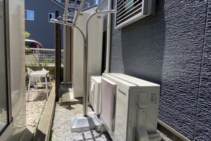 北九州市八幡西区　電気温水器からエコキュート交換リフォーム