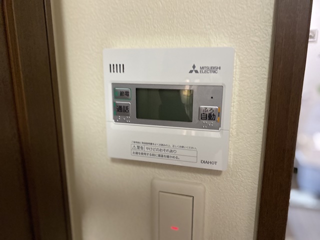 施工後の台所リモコンです。