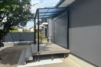 北九州市若松区　ウッドデッキ設置工事