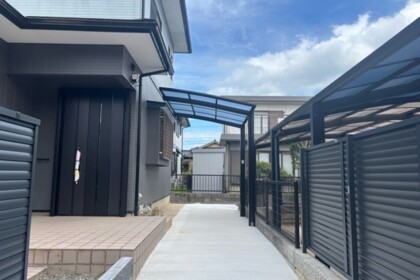 北九州市若松区　自転車置き場・スロープ設置リフォーム