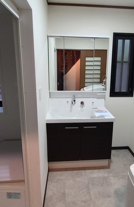 施工後です。シンプルで使いやすくお手入れも楽々です。