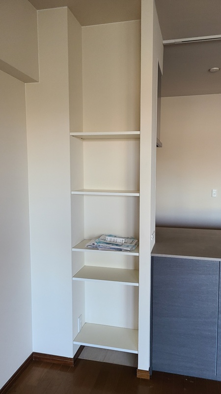 棚もお客様の使いやすい高さに設置しており便利になりました。