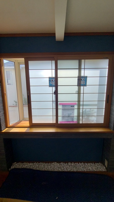 出窓の施工後写真です。1か所目と同じで￥44,000出ます。