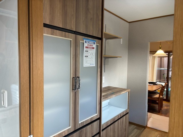 食器棚部分はこのようになっています。