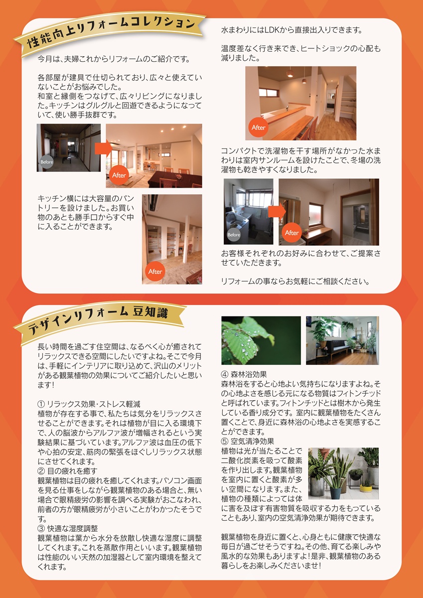 性能向上リフォームコレクション