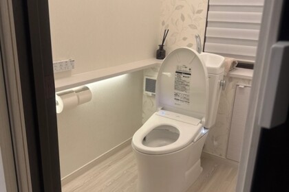 北九州市八幡西区　物置をトイレにリフォーム